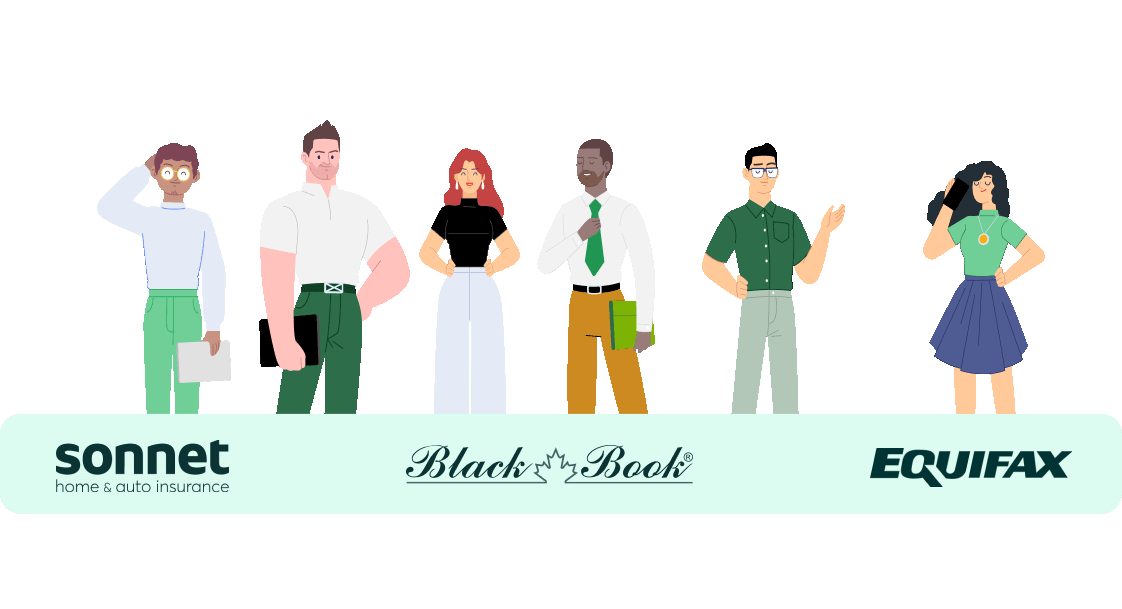 Partner logos for Sonnet, Black Book, and Equifax